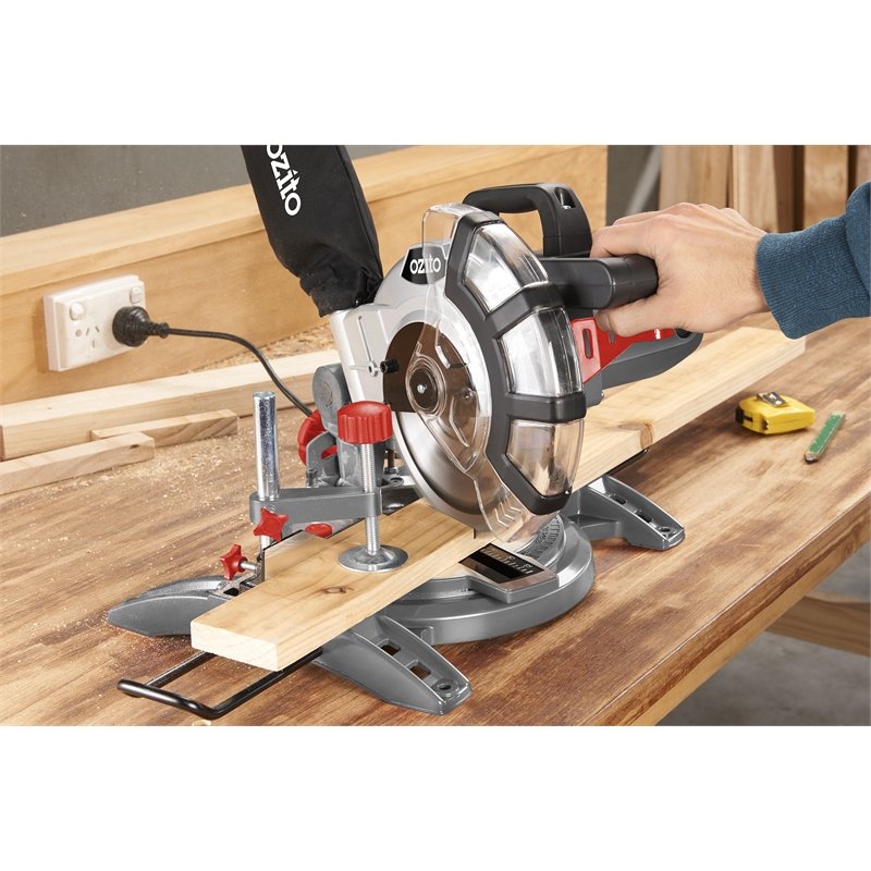 Ozito 210mm 1600W 8¼" Compound Mitre Saw (4633821249593)