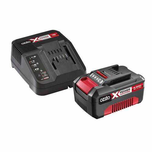 Ozito PXC 18V 4.0Ah Battery And Compact Fast Charger Pack – Supply ...