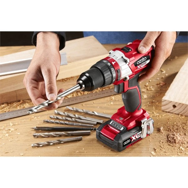 Ozito PXC Brushless Hammer Drill Kit (6094117568664)