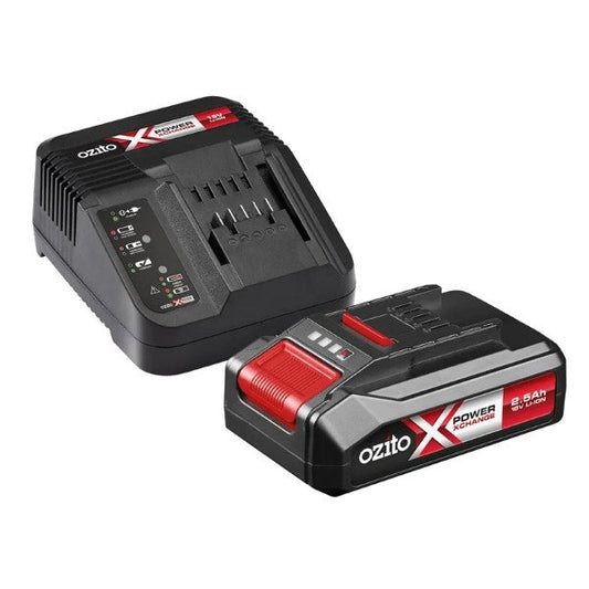 Ozito Power X Change 18V 2.5Ah Battery And Charger Pack (6590228365464)