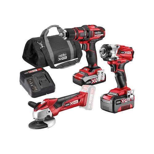 Powertools Ozito PXC 18V 3 Piece Cordless Kit 2.0 & 4.0aH