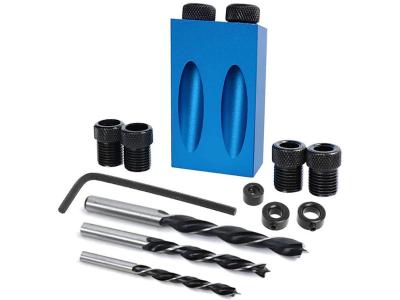 Tool Accessories - Pocket Hole Screw Jig, Woodworking Guide Positioner Kit