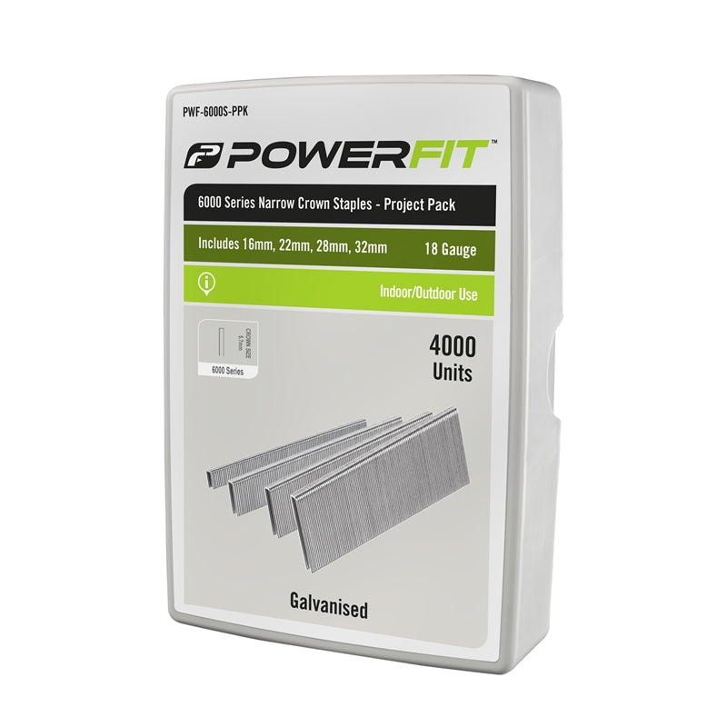 Powerfit 6000 Series Mix Narrow Crown Staples (5786826211480)