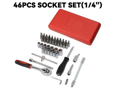 Hand Tools Ratchet Wrench Socket set - 46PCS