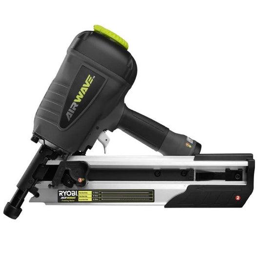 Ryobi Airwave Air Framing Nailer Clipped Head (5667037773976)