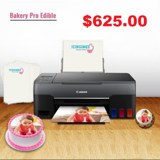 Printer - Canon Pixma G3660 Megatank Edible Ink Tank Printer - Wireless (Food Printer Only)