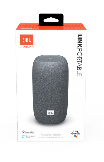 Tech JBL Link Portable Wi-Fi Speaker Google Assistant - Grey