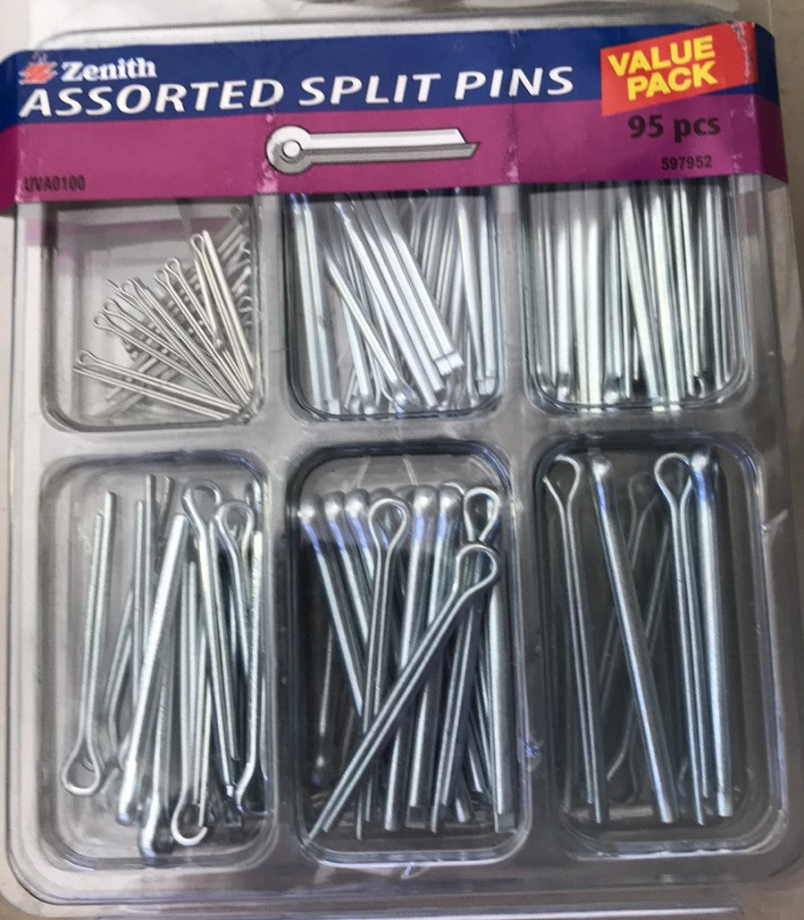 Split Pins Assorted Value 95 Pack (6777837191320)