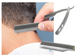 Stainless Steel x Straight Edge Razor Manual Shaver (4649083043897)