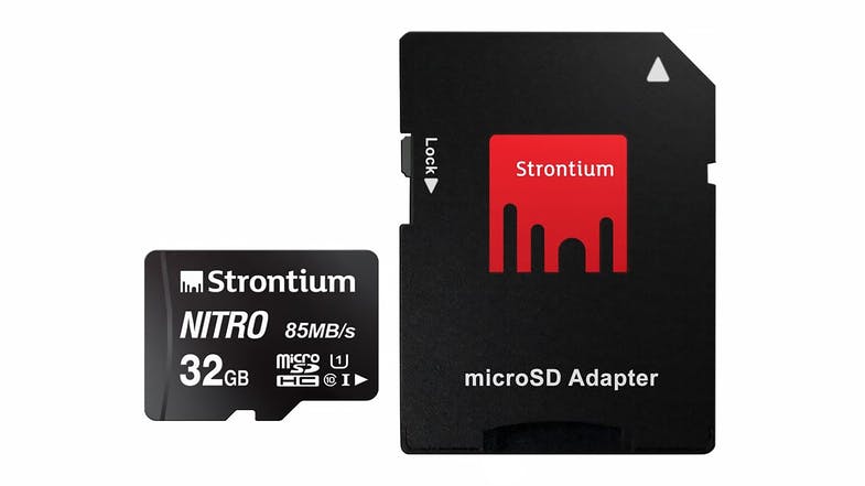 Strontium Nitro A1 Micro SD Card - 32GB with SD Adapter (5784340627608)