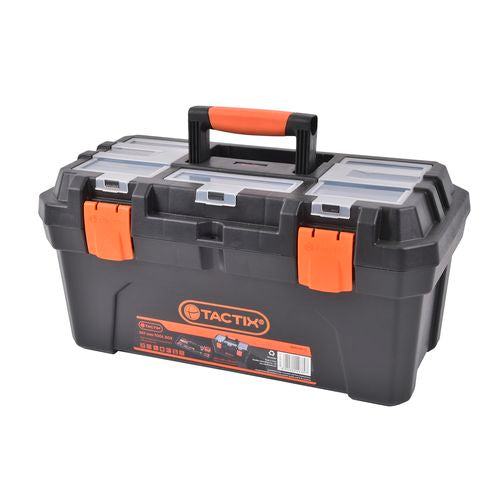 Tactix Tool Box 507mm Black/Orange/Clear (7052397084824)