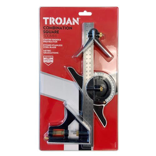 Hand Tools - Trojan 300mm Metric / Imperial Combination Square