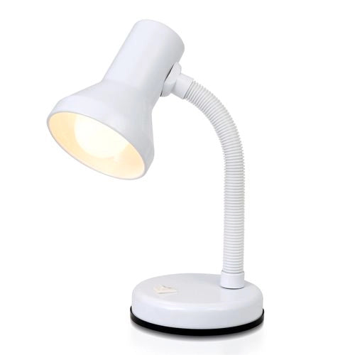 Lighting Verve Design 25W White Ahura Desk Lamp