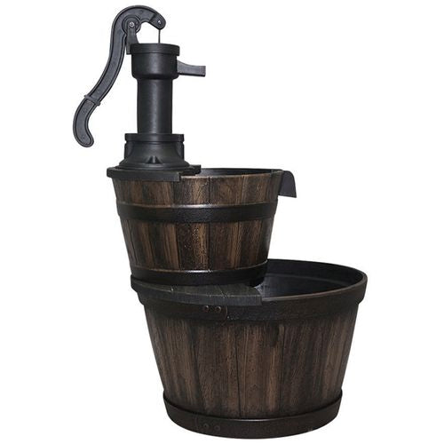 Water Magic 48 x 67cm Oakden Barrel Water Fountain (6981327552664)