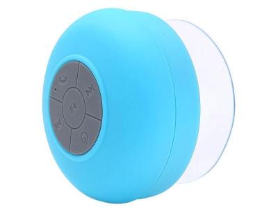 Tech Waterproof Bluetooth Shower Hands-free Portable Speaker - Blue