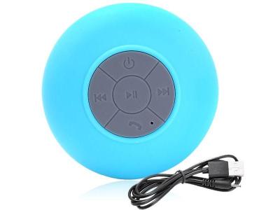 Tech Waterproof Bluetooth Shower Hands-free Portable Speaker - Blue