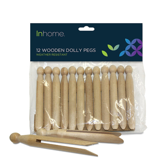 Laundry Wooden Peg 12 pack