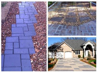 Masonry & Cement Paving Mold, DIY Driveway Pathmate Stone Mold