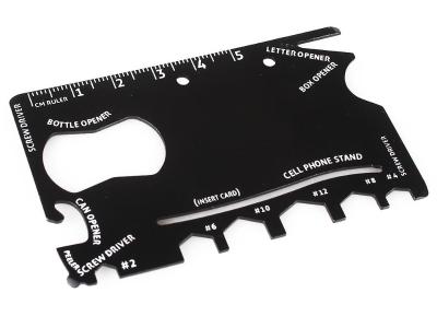 Hand Tools 18 in 1 Stainless Steel Multifunctional Tool Card