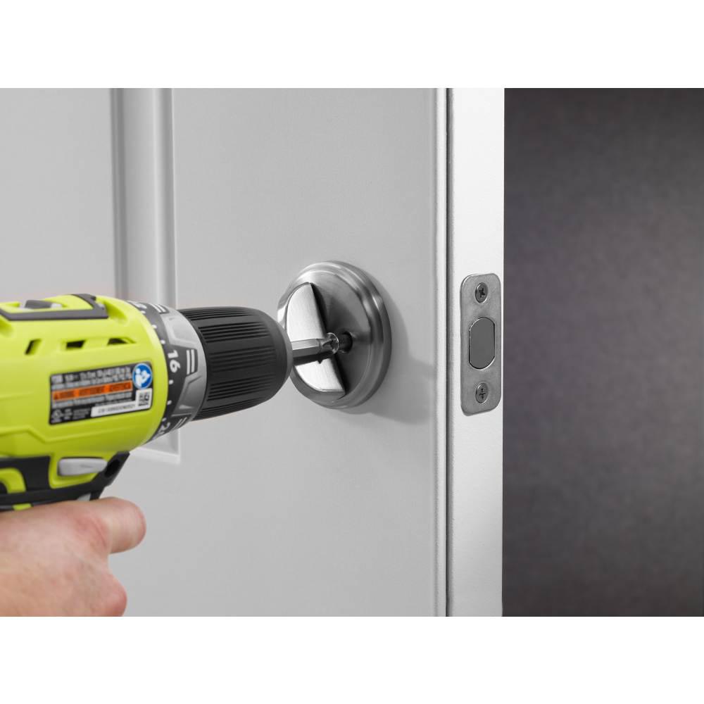 Door Hardware - RYOBI Wood/Metal Door Lock Installation Kit