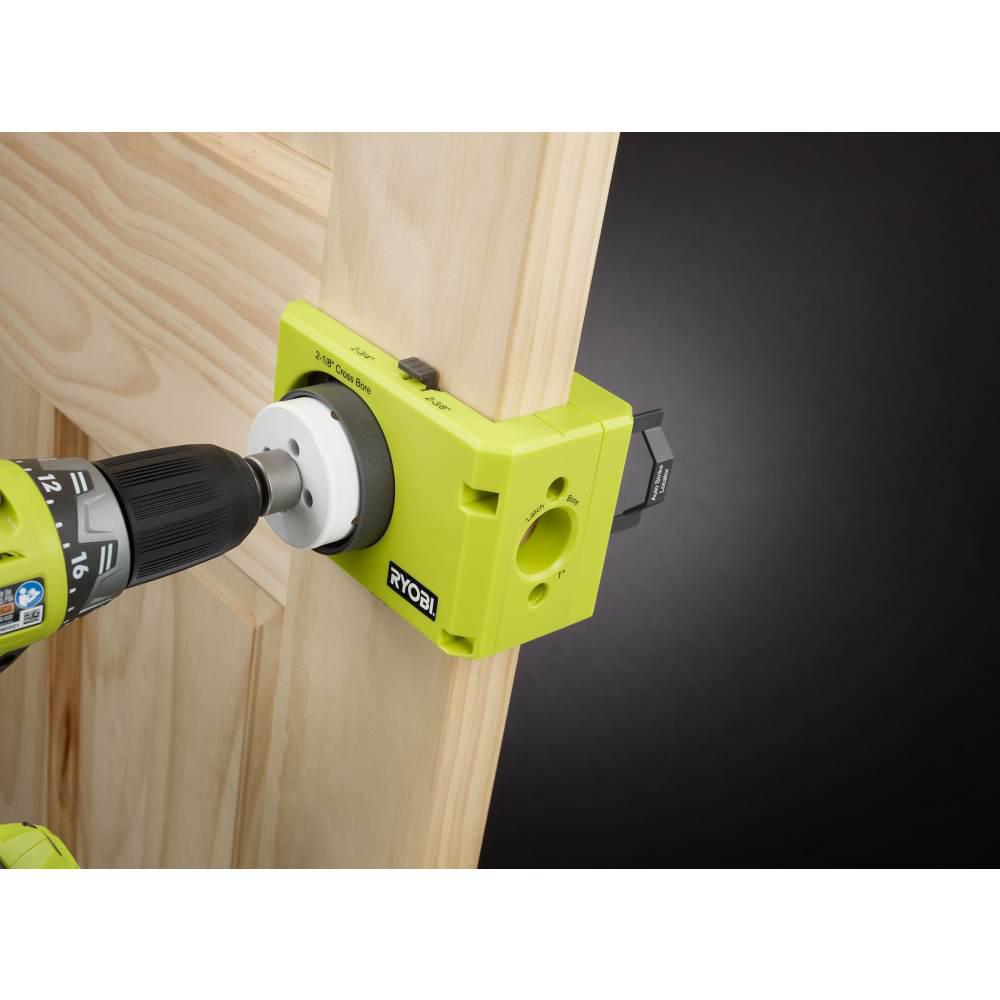 Door Hardware - RYOBI Wood/Metal Door Lock Installation Kit