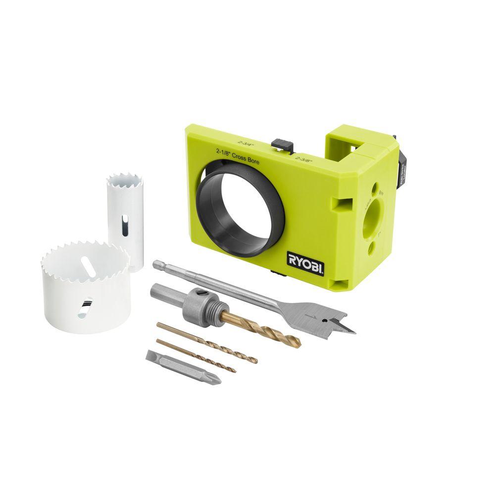 Door Hardware - RYOBI Wood/Metal Door Lock Installation Kit