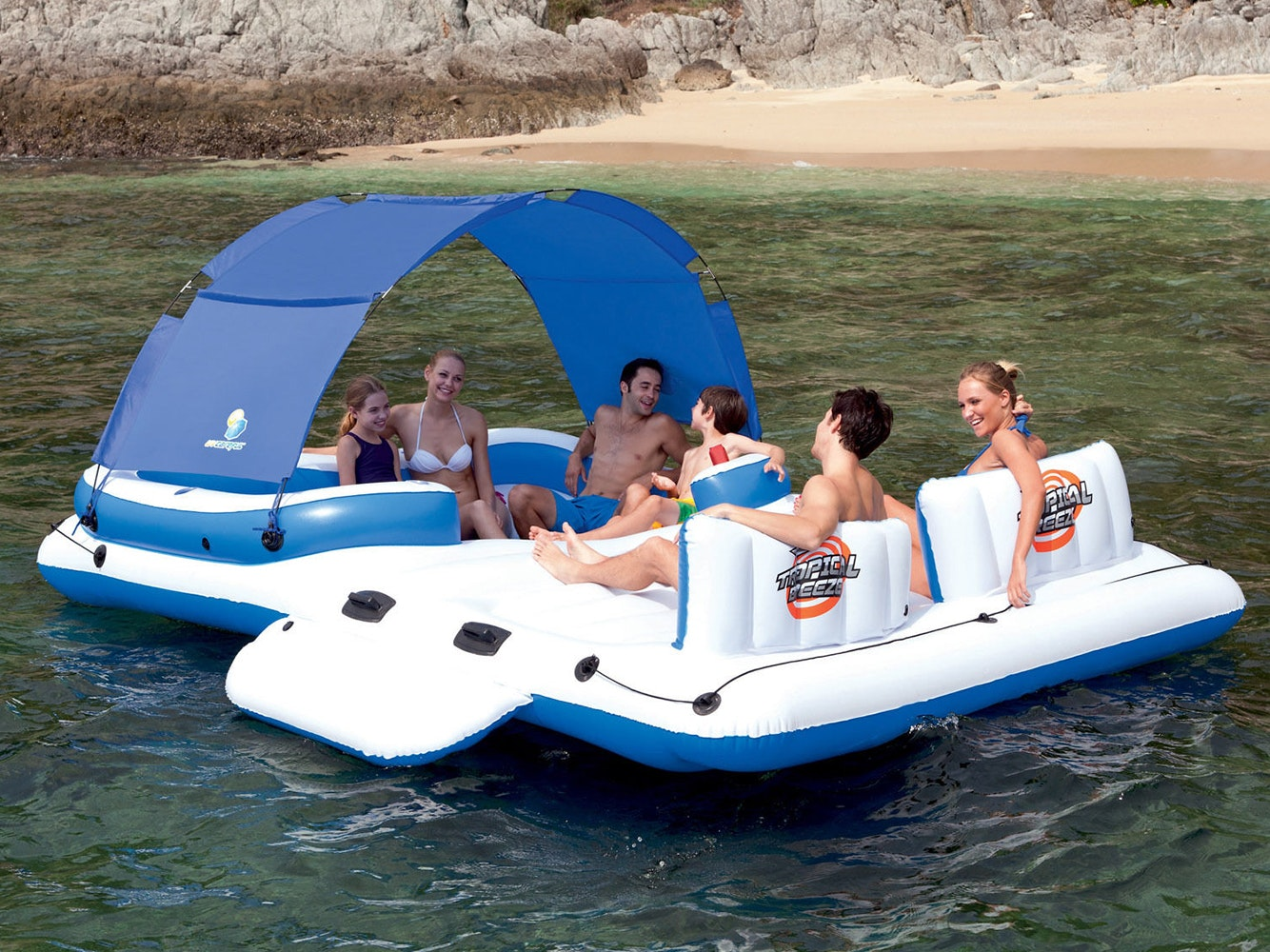 CoolerZ Tropical Breeze Floating Island - 6 Person (4120019271716)